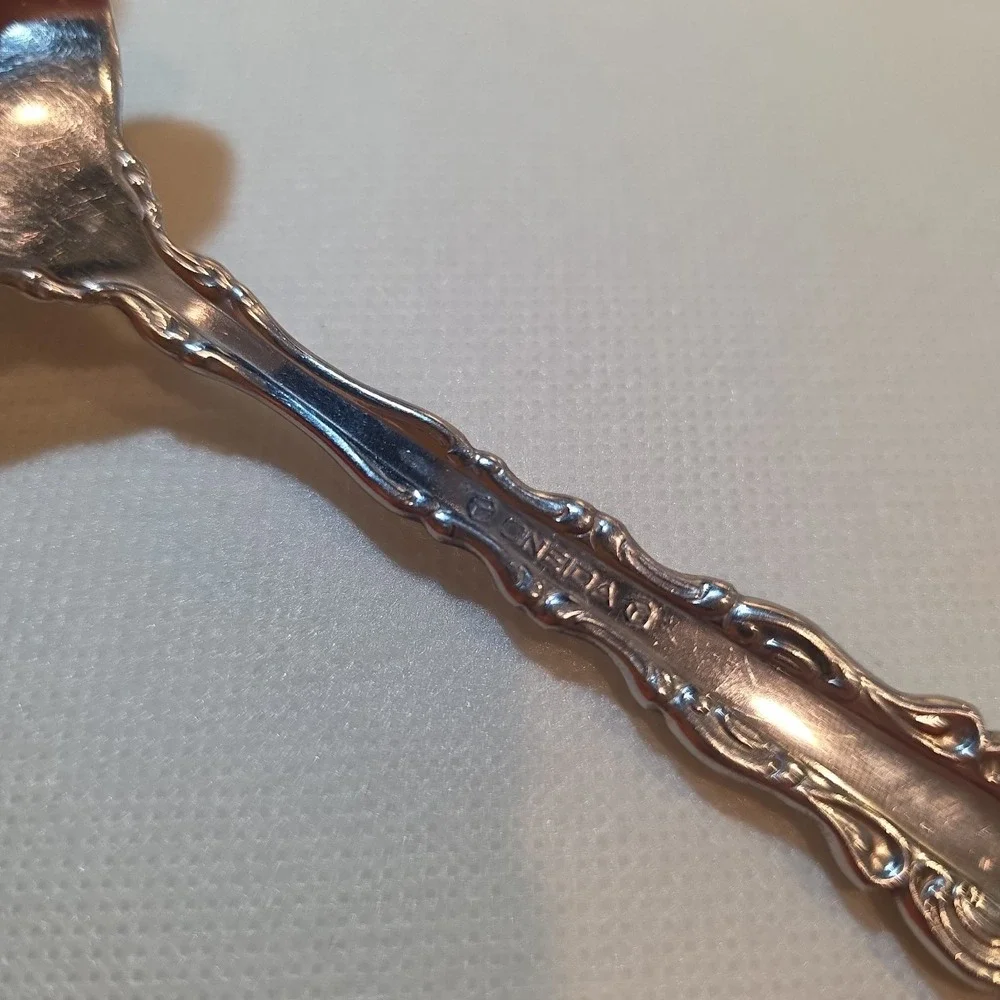Vintage Oneida Michelangelo Stainless Steel Dinner Spoon Set Of 4